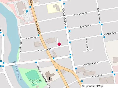 Location of Claire Lelievre at 886 Rue St-Georges, Saint-Jérôme