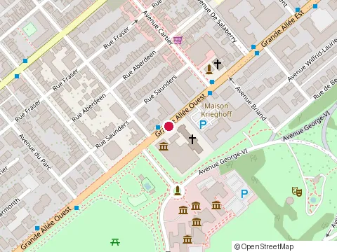 Location of Claire Tremblay at 35 Grande Allée E, Québec