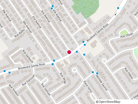 Location of Claude Cote Entretien Enr at 999 42E Av, Laval