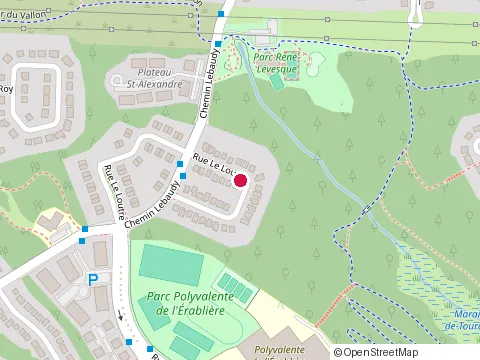 Location of Claude Guitard at 99 Rue le Loutre, Gatineau
