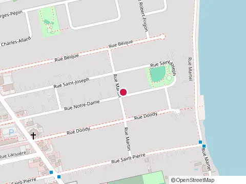 Location of Claude Lauzé d.d. Denturologiste at 133 Rue Notre-Dame, Chambly