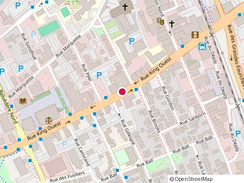 Location of Claude Rancourt Dds at 302-230 Rue King O, Sherbrooke