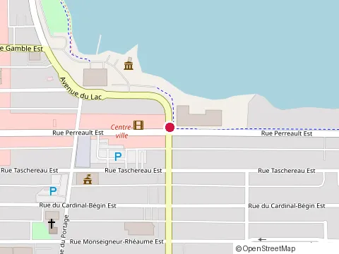 Location of Claude Service Enr at 195 avenue Lariviere, Rouyn-Noranda