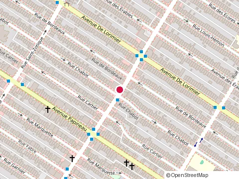 Location of Clicpomme at 2000 Rue Beaubien E, Montréal