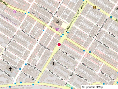 Location of Clinique À Votre Santé at 390 St Joseph Blvd E, Montréal