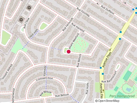 Location of Clinique Acuherbe at 5452 Avenue Plamondon, Montréal