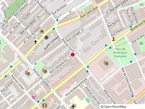 Location of Clinique Apprentissage at 45 Rue Crémazie Est, Québec