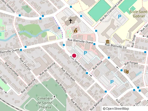 Location of Clinique Care Md at 25 Rue Saint-Joseph Suite 210, Sainte-Thérèse
