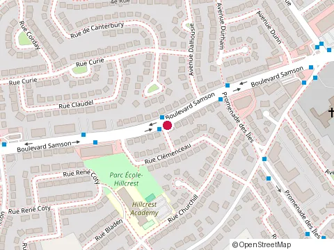 Location of Clinique Cb at boulevard Samson 202 B 202, Laval