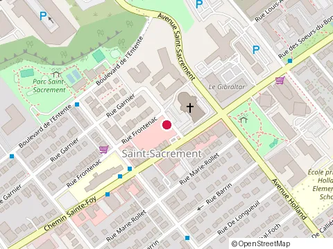 Location of Clinique Chiropratique St-Sac at 780 avenue du Pere-Pelletier, Québec