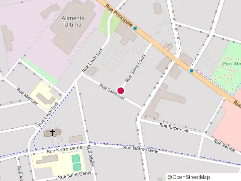 Location of Clinique Chiropratique-Granby at 52 Rue Saint-Louis, Granby
