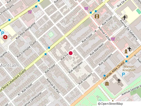 Location of Clinique d'Acupuncture A Pare at 233 Rue Fraser, Québec
