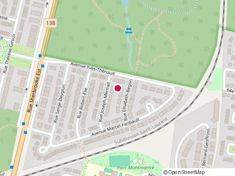 Location of Clinique d'Acupuncture de Pointe-aux-Trembles at 14685 Rue Robert-Elie, Montréal