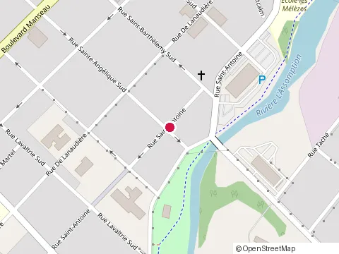 Location of Clinique d'Acupuncture Rivest at 586 Rue St-Antoine, Joliette