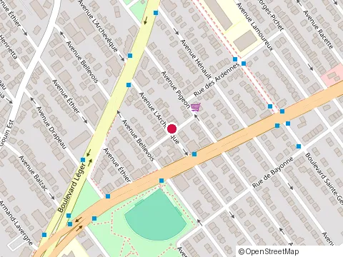 Location of Clinique d'Esthetique Helene at 11646 avenue l'Archeveque, Montréal