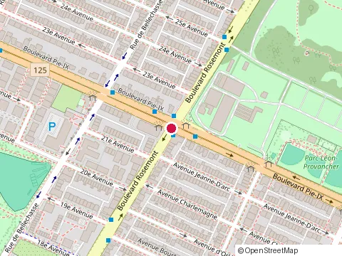 Location of Clinique d'Hypnose-Relaxation at 4018 boulevard Rosemont, Montréal