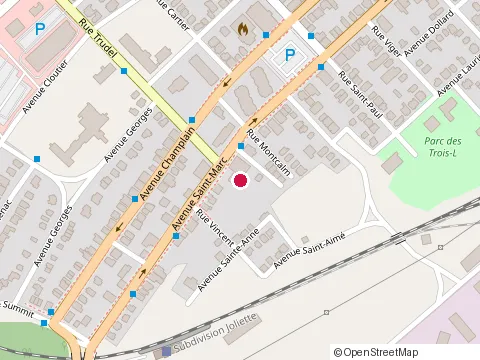 Location of Clinique d’Optométrie Jean-Victor Bergeron at 1882 avenue Saint-Marc, Shawinigan