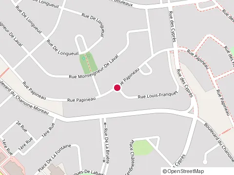 Location of Clinique d'Ortho Denis Riopel at 4065 Rue Papineau, Trois-Rivières