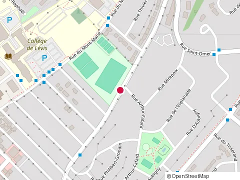 Location of Clinique d'Orthopedie de Levis at 6620 Rue Saint-Georges, Lévis