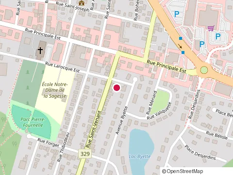 Emplacement de Clinique d'Orthotherapie Ch au 6 Rue St Venant, Sainte-Agathe-des-Monts