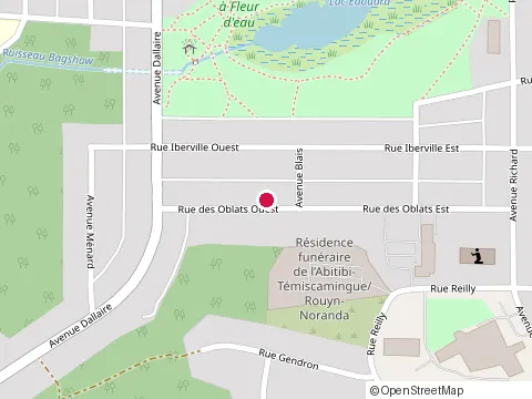 Location of Clinique d'Orthotherapie Sante, Rouyn-Noranda