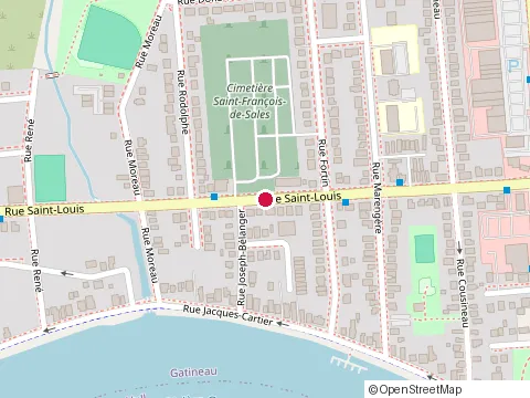 Location of Clinique de Denturologie Luc Perron at 1268 Rue Saint-Louis, Gatineau