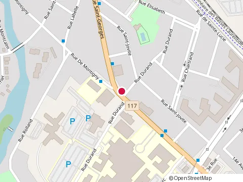 Location of Clinique de la Mémoire / Saint-Jérôme at Édifice l.-G. Rolland 175 Rue Durand, Saint-Jérôme