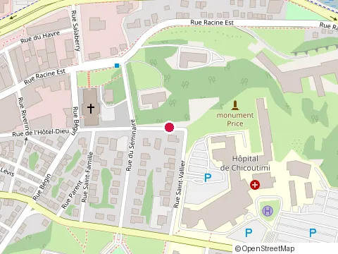 Location of Clinique de Nephrologie at 305 Rue St Vallier, Chicoutimi