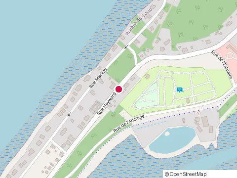 Location of Clinique de Physiothérapie de la Pointe de Rivière-du-Loup at 92 Rue Hayward, Rivière-du-Loup