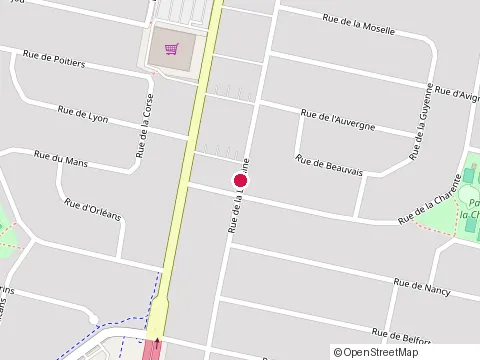 Location of Clinique de Podologie l'Oasis at 2596 Rue de la Charente, Jonquière