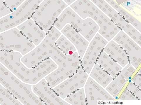 Location of Clinique de Psychologie de Rosemère Enr at 261 Crescent St, Rosemère