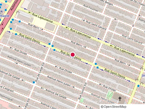 Location of Clinique de Psychologie Moveo at 8415 rue Saint-Denis Suite 110, Montréal