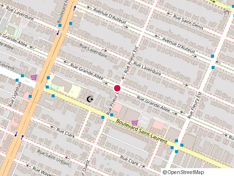 Location of Clinique de Sante de l'Ame at 10662 Grande Allee, Montréal