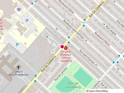 Location of Clinique Dentaire Cartier - Salaberry at 5280A Rue de Salaberry, Montréal