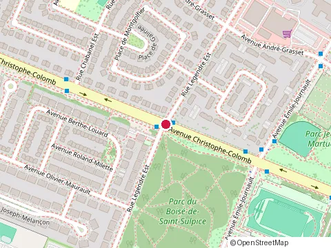 Location of Clinique Dentaire Christophe Colomb at 1095 Rue Legendre E, Montréal