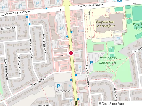 Location of Clinique Dentaire Dr. Mansouri - Dentiste Gatineau at 174 Boulevard Gréber, Gatineau