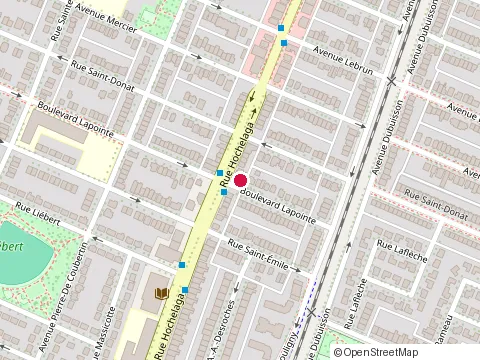Location of Clinique Dentaire Ducharme at 8338 Rue Hochelaga, Montréal