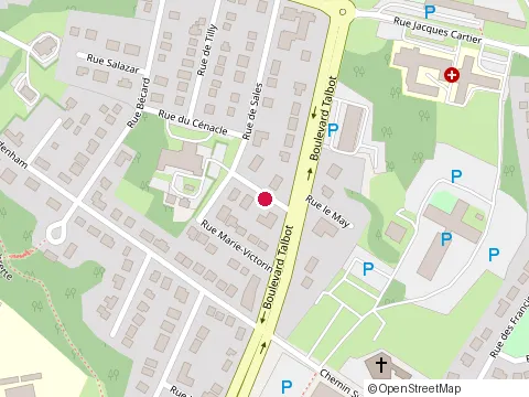 Location of Clinique Dentaire Dufour Jean-Pierre Dr at 492  boulevard Talbot, Chicoutimi