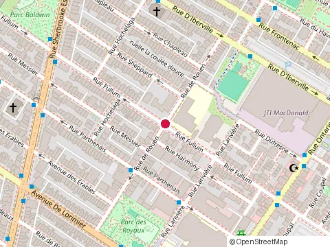 Location of Clinique Dentaire Fullum at 2200 Rue Fullum, Montréal