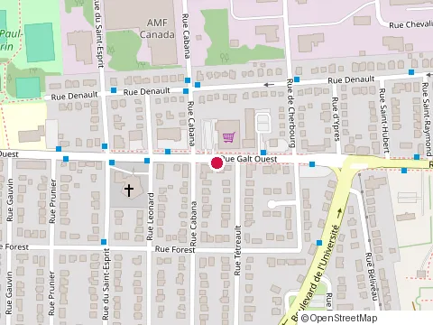 Location of Clinique Dentaire Galt at 2180  Rue Galt O, Sherbrooke