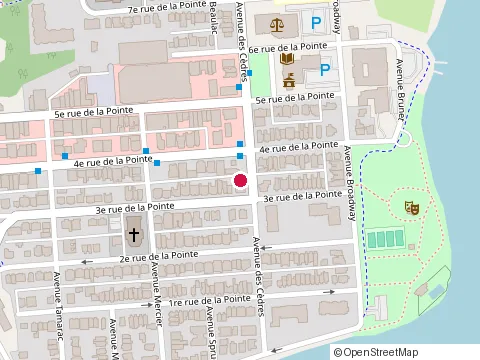 Emplacement de Clinique Dentaire Lahaie Lupien au 425 avenue des Cèdres, Shawinigan