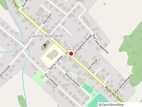 Location of Clinique Dentaire Sonia Cotton at 644 route des Pionniers, Rimouski