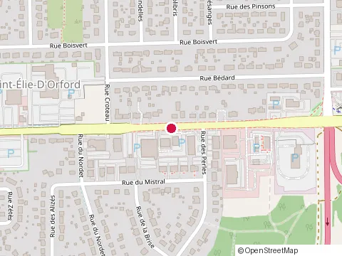 Location of Clinique Dentaire St-Élie d'Orford at 6045 Chem. de Saint-Élie #3, Sherbrooke