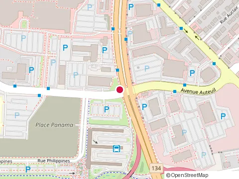 Location of Clinique Derma at 1850 Rue Panama, Brossard