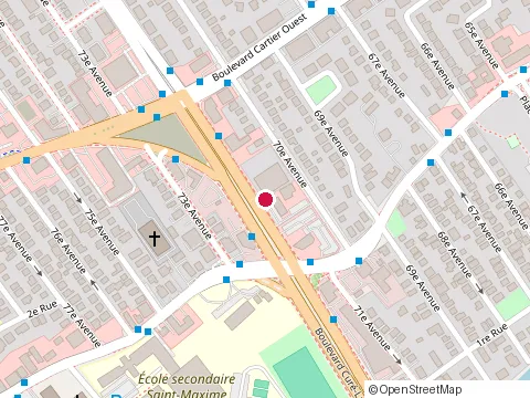 Location of Clinique des Yeux de Laval at 205 Boulevard Curé-Labelle, Laval