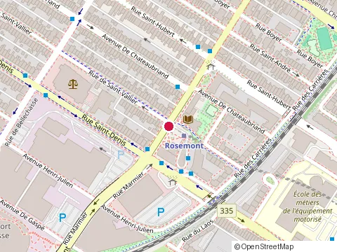 Location of Clinique Deville at 419 Bd Rosemont, Montréal