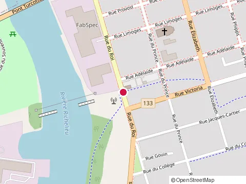 Location of Clinique du Dre Nancy Boisvert at 165 Rue du Roi, Sorel-Tracy