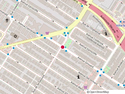 Location of Clinique Euroderm Med Spa at 4310 Avenue Girouard, Montréal