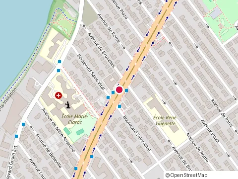 Location of Clinique Familiale Pas-À-Pas at 3650 Boulevard Henri-Bourassa E, Montréal-Nord