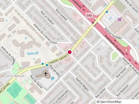Location of Clinique Fortem at 3345 Chemin Sainte-Foy, Québec